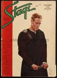 6b265 STAGE magazine December 1935 Leslie Howard in Shakespeare's Hamlet by Valente-Van Steen!