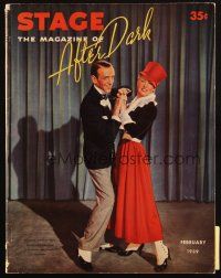 6b271 STAGE magazine February 1939 Fred Astaire & Ginger Rogers dancing as Vernon & Irene Castle!