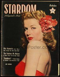 6b388 STARDOM magazine October 1942 great close up of super sexy Ann Sheridan by Welbourne!