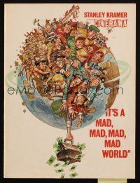 6b200 IT'S A MAD, MAD, MAD, MAD WORLD souvenir program book '64 great art by Jack Davis!