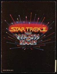 6b232 STAR TREK II souvenir program book '82 The Wrath of Khan, Leonard Nimoy, William Shatner