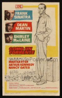 6b789 SOME CAME RUNNING Spanish herald '60 Frank Sinatra, Dean Martin, Shirley MacLaine