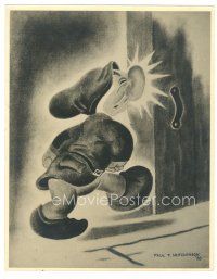 6b096 SNOW WHITE & THE SEVEN DWARFS deluxe 11x14 still '38 Disney, art of Grumpy by Hutchinson!