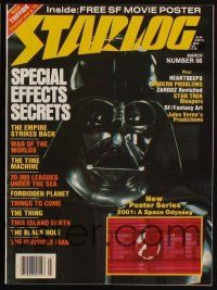 6b440 STARLOG lot of 2 magazines '80 & '82 Luke Skywalker is alive & well, Darth Vader!