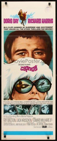 5z476 CAPRICE insert '67 pretty Doris Day, Richard Harris, cool images!