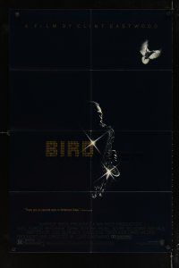 6c116 BIRD 1sh '88 directed by Clint Eastwood, biography of jazz legend Charlie Parker!