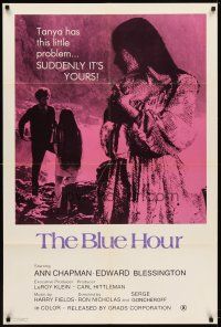 6c141 BLUE HOUR 1sh '70s Ann Chapman, suddenly Tanya's little problem is yours!