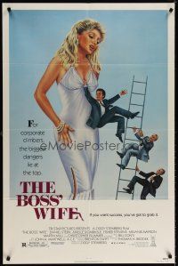 6c156 BOSS' WIFE 1sh '86 Daniel Stern, the biggest dangers lie at the top, sexy image!