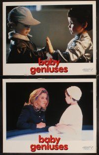 6d097 BABY GENIUSES 8 LCs '99 wacky intelligent infants, sci-fi directed by Bob Clark!