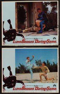 6d220 DARING GAME 8 LCs '68 Nico Minardos, Michael Ansara, Lloyd Bridges, scuba & sky diving!