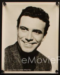 6f652 ANTHONY FRANCIOSA 3 8x10 stills '50s head & shoulders portraits + great candid on set!