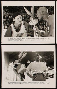 6f633 SPACE JAM 4 8x10 stills '96 Michael Jordan, Bugs Bunny, Bill Murray, cartoon basketball!