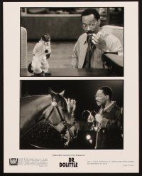 6f082 DOCTOR DOLITTLE presskit w/ 4 stills '98 Eddie Murphy, the folder makes cool animal sounds!