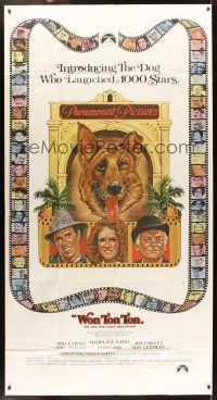 6h945 WON TON TON int'l 3sh '75 cool Hollywood German Shepherd movie star dog art by Gentile!