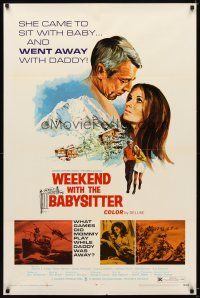 6k962 WEEKEND WITH THE BABYSITTER 1sh '70 directed by Tom Laughlin, forbidden sex!