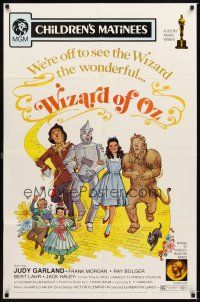 6k983 WIZARD OF OZ 1sh R72 Victor Fleming, Judy Garland all-time classic!