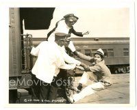 6m144 BLONDIE PLAYS CUPID deluxe 8x10 still '40 black train porters help Arthur Lake as Dagwood!