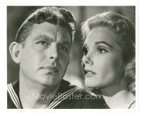 6m708 ONIONHEAD 8x10 still '58 super close up of Andy Griffith & pretty Felicia Farr!