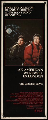 6r339 AMERICAN WEREWOLF IN LONDON insert '81 David Naughton, Griffin Dunne, directed by Landis!