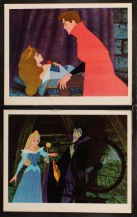 6w271 SLEEPING BEAUTY 7 LCs '59 Walt Disney classic romantic musical fantasy cartoon!