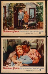 6w218 SUMMER PLACE 8 LCs '59 Delmer Daves, Richard Egan, Troy Donahue, sexy young Sandra Dee!