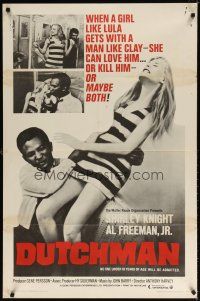 7b177 DUTCHMAN 1sh '67 Anthony Harvey, Shirley Knight, she can love him... Or kill him!