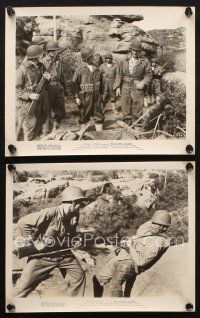 7j354 FIGHTING SEABEES 2 8x10 stills R48 great images of John Wayne with soldiers in World War II!