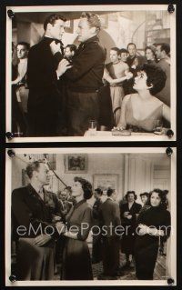 7j364 LAST TIME I SAW PARIS 2 8x10 stills '54 Elizabeth Taylor, Van Johnson, Donna Reed, Roger Moore