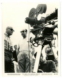 7j674 FAR FROM THE MADDING CROWD candid 8x10 still '68 director John Schlesinger on set by camera!