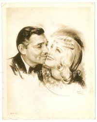 7j750 IDIOT'S DELIGHT 8x10 still '39 great art of Norma Shearer & Clark Gable by Morr Kusnet!