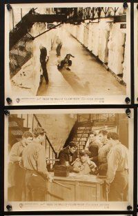 7j097 INSIDE THE WALLS OF FOLSOM PRISON 8 8x10 stills '51 Steve Cochran in maximum security jail!