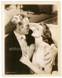 7j758 INTERMEZZO 8x10 still '39 pretty Ingrid Bergman smiles up at violinist Leslie Howard!