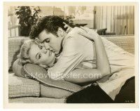 7j770 JAILHOUSE ROCK 8x10 still '57 Elvis Presley laying on couch with sexy Jennifer Holden!