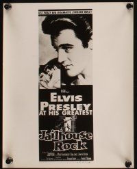 7j301 JAILHOUSE ROCK 3 8x10 stills '57 art of Elvis Presley on 24sh, 3sh & insert posters!