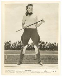 7j780 JEAN PORTER 8x10 still '54 great portrait in horse racing outfit from Racing Blood!