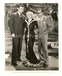 7j826 KLONDIKE ANNIE candid 8x10 still '36 Mae West, Raoul Walsh & boxing champ James Braddock!