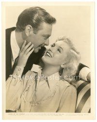 7j828 LADIES OF THE CHORUS 8x10 still '48 romantic close up of sexy Marilyn Monroe & Rand Brooks!