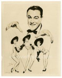 7j833 LES GIRLS 8x10 still '57 Kusnet art of Gene Kelly w/ puppets Mitzi Gaynor, Kay Kendall & Elg!