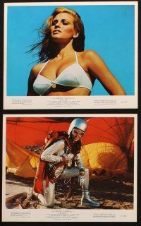 7j476 FATHOM 6 color 8x10 stills '67 great images of sexy Raquel Welch in parachute harness & bikini