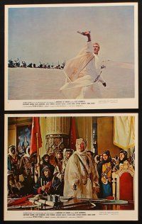 7j397 LAWRENCE OF ARABIA 10 color 8x10 stills '63 Peter O'Toole, Anthony Quinn, David Lean classic!