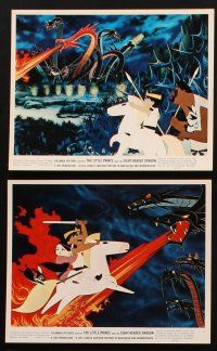 7j391 LITTLE PRINCE & THE 8 HEADED DRAGON 11 color 8x10 stills '64 early Japanese fantasy anime!