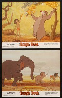 7j425 JUNGLE BOOK 8 color English FOH LCs R80s Walt Disney cartoon classic, Mowgli & friends!