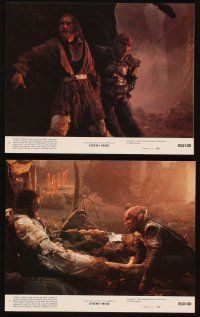 7j414 ENEMY MINE 8 8x10 mini LCs '85 Dennis Quaid, alien Louis Gossett Jr., Wolfgang Petersen