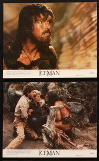 7j422 ICEMAN 8 8x10 mini LCs '84 Fred Schepisi, John Lone is an unfrozen 40,000 year-old caveman!