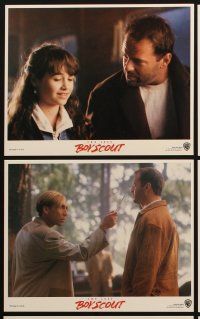 7j429 LAST BOY SCOUT 8 8x10 mini LCs '91 Bruce Willis, Damon Wayans, football & gambling!