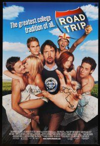 7p561 ROAD TRIP 1sh '00 Seann William Scott, Breckin Meyer, Amy Smart, Tom Green!