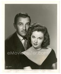 7s803 SMASH-UP 8x10 still '46 best close portrait of sexy Susan Hayward & Lee Bowman!