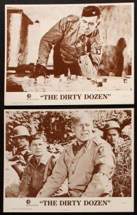 8a135 DIRTY DOZEN 8 int'l LCs R75 Charles Bronson, Lee Marvin, John Cassavetes, Richard Jaeckel!