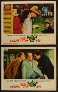 8a294 ROAD TO HONG KONG 8 LCs '62 Bob Hope, Bing Crosby, Joan Collins & Dorothy Lamour!