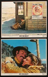 8d297 BITE THE BULLET 2 8x10 mini LCs '75 Richard Brooks, Gene Hackman, Jan-Michael Vincent!